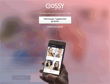 Tablet Screenshot of gossy.fr